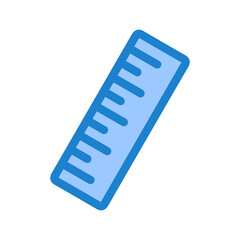 Ruler icon. Vector illustration trendy.