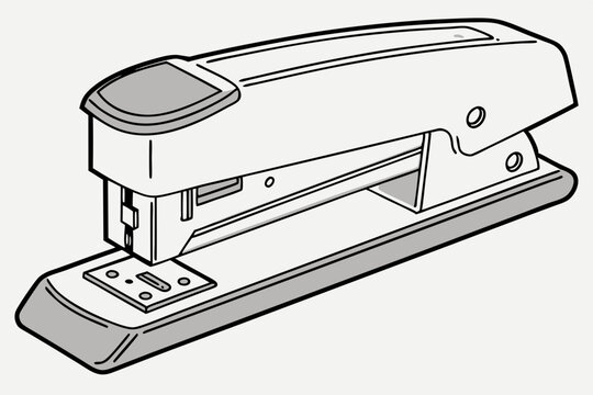 recommend clip art: stapler office equipment object
                    