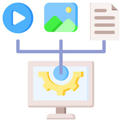 Content Management System Icon