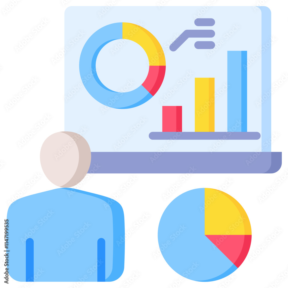 Sticker Statistics Icon