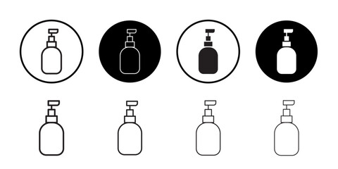 Bodywash icon Flat line symbol