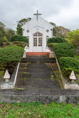 Church or chapel on the island of flowers of the archipelago of the Azores