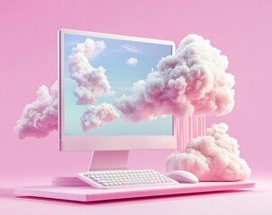 Pink Cloud Computing: A Dreamy Digital Landscape