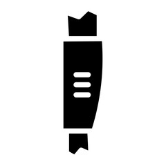 Bar Candy Chocolate Glyph Icon