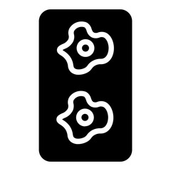 Biscuit Chip Chocolate Glyph Icon