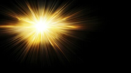 Obraz premium Radiant Star Shining Brightly in the Midnight Sky, Illuminating the Darkness with its Brilliant Glow