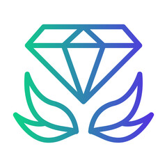 game reward Line Gradient Icon