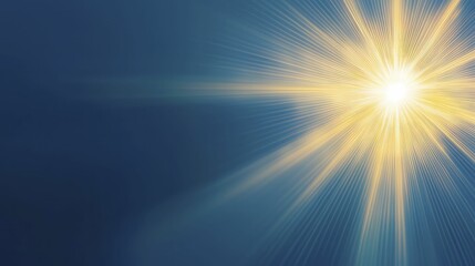 Vibrant Star Illuminates the Night Sky with its Radiant Glow, Casting a Magical Aura Over the Landscape