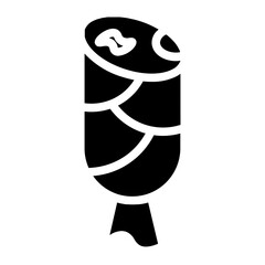 Junk Food Meal Glyph Icon