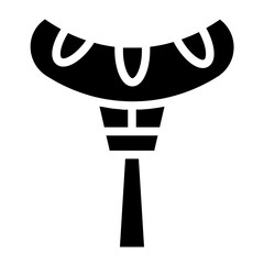 Sausage Meat Food Glyph Icon