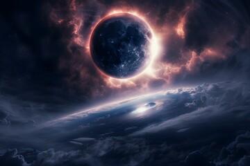 Obraz premium A Cosmic Landscape