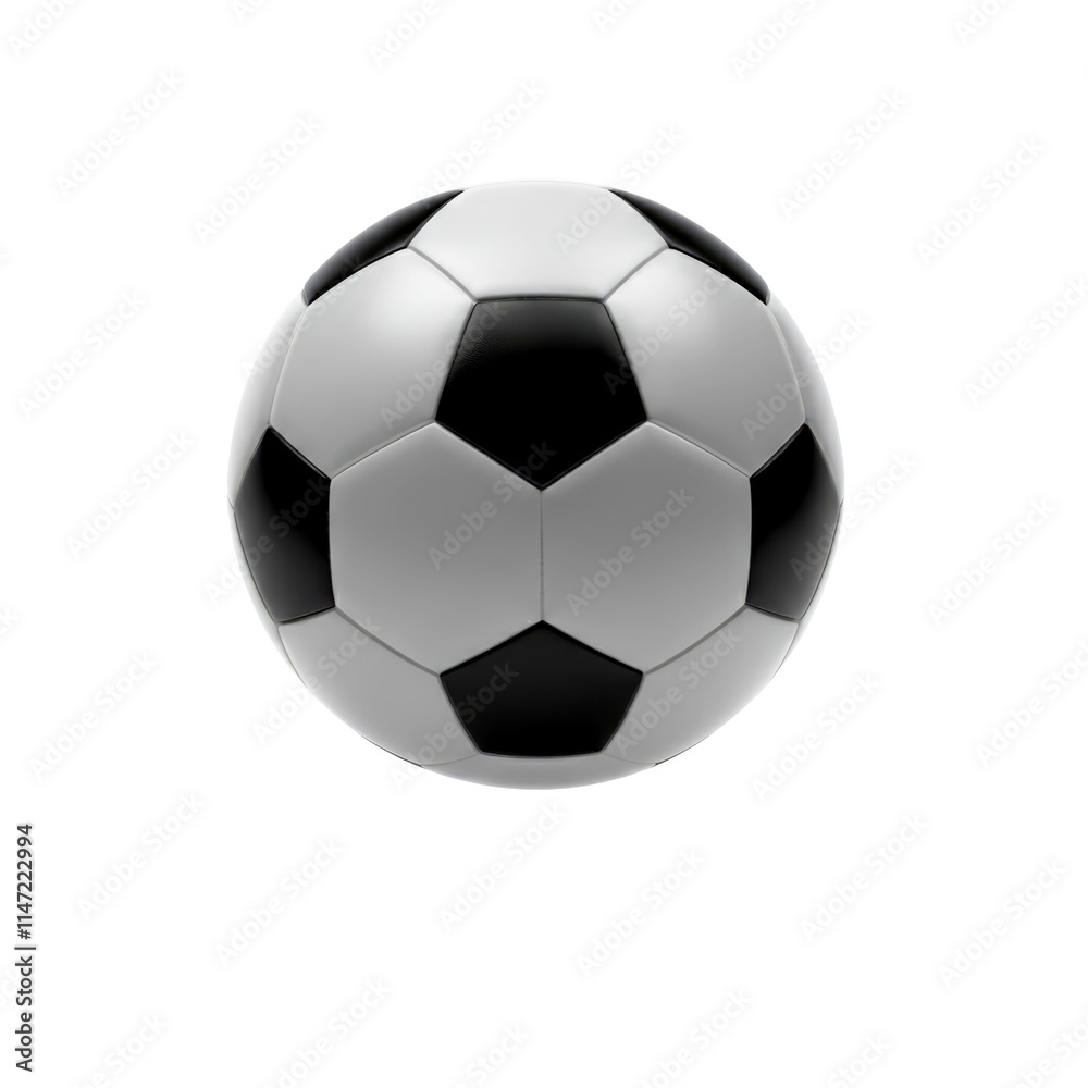 Wall mural soccer ball isolated on transparent png