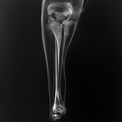 X-ray of a Normal Tibia, Lateral View - Orthopedic Imaging Detailed