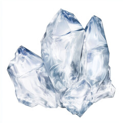 Obraz premium Perfect Turnover with Full Ice Crystal Texture - Sparkling and Inviting Dessert