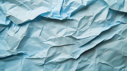 Obraz premium weathered school paper texture, soft blue linear pattern, distressed vintage paper material, academic aesthetic, gentle wrinkles and folds, matte paper finish