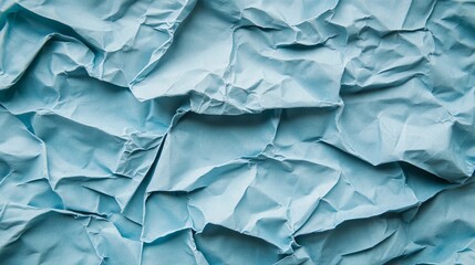 Obraz premium weathered school paper texture, soft blue linear pattern, distressed vintage paper material, academic aesthetic, gentle wrinkles and folds, matte paper finish