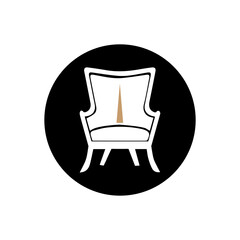 chair icon, vectors illustration symbol design