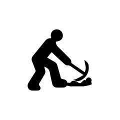 worker icon, vectors illustration, symbol design