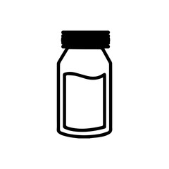 drinking bottle icon, vectors illustration, symbol design