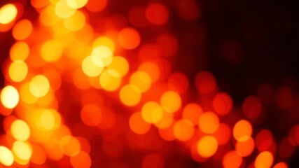 Abstract orange bokeh background with vibrant and soft glowing lights, perfect for adding a warm and dynamic touch to design projects, glowing, vibrant, warm