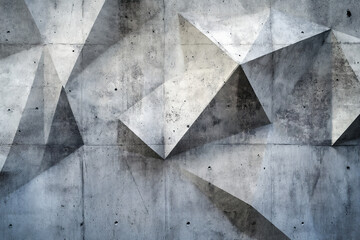 Textured Concrete, A Close-up of a Rough, Gray Concrete Wall with Geometric Patterns, wallpaper.