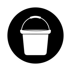 bucket icon, vectors illustration symbol design