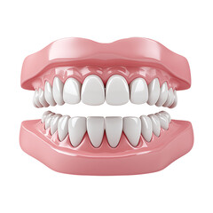 Fototapeta premium teeth isolated on white background