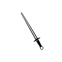 sword icon, vectors illustration symbol design