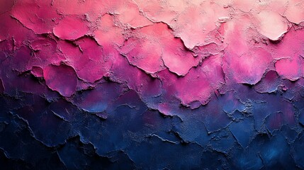 Naklejka premium Abstract Pink And Blue Textured Paint Background