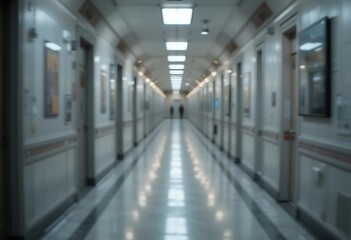 corridor in the hospital