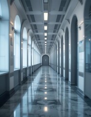 Fototapeta premium corridor of the building