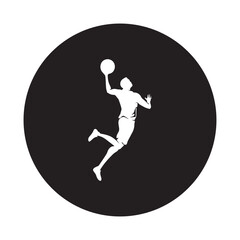 icon of a person playing basketball