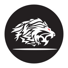 lion animal icon symbol illustration