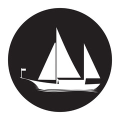 boat icon vectors illustration symbol design