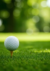 ゴルフボール - ゴルフ場 - 背景素材｜Golf ball - Golf course - Background material