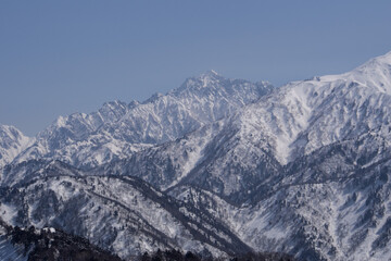大辻山から剱岳
