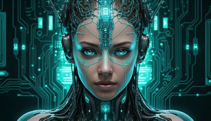 portrait of a person with an background