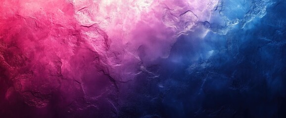 Obraz premium Abstract Blue, Pink, and Purple Gradient on Black, Colorful Digital Wallpaper Design, Modern Minimalist Background