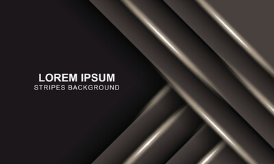 Obraz premium Overlapping stripes with light and shadow.
