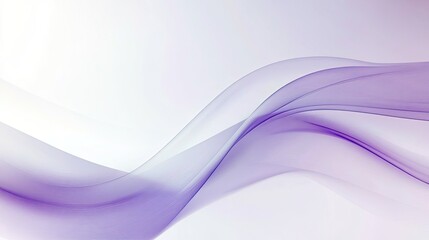 Soft Purple Waves on a Light Background for Abstract Design Use