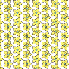 seamless pattern with flowers