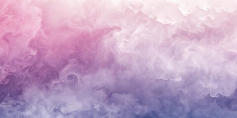 Fototapeta premium Abstract Swirling Clouds in Pastel Pink and Purple Hues