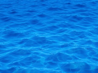 Obraz premium Blue water wave texture background with vibrant shades of blue and white, perfect for design projects or backgrounds, sea, backdrop, water