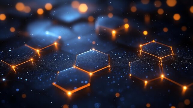 Abstract Digital Technology Background. Generative AI