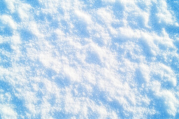 Obraz premium A blue sky with snow on the ground