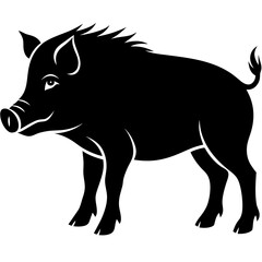 Boar Silhouette vector illustration