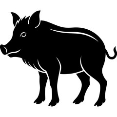 Boar Silhouette vector illustration