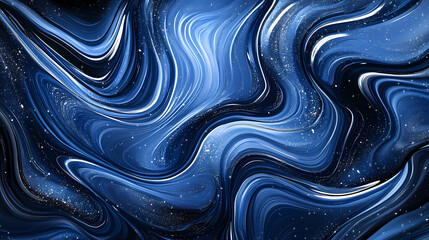 Fototapeta premium Dazzling navy blue and silver abstract pattern, starburst effect and vibrant atmosphere, perfect for celebration backgrounds. navy blue silver abstract pattern. Starburst. Illustration