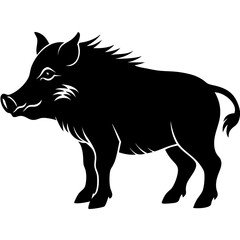 Boar Silhouette vector illustration