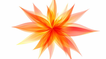 Naklejka premium Isolated transparent abstract starburst shape element. Starburst. Illustration